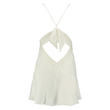 Slip dress Lessie Satin, White