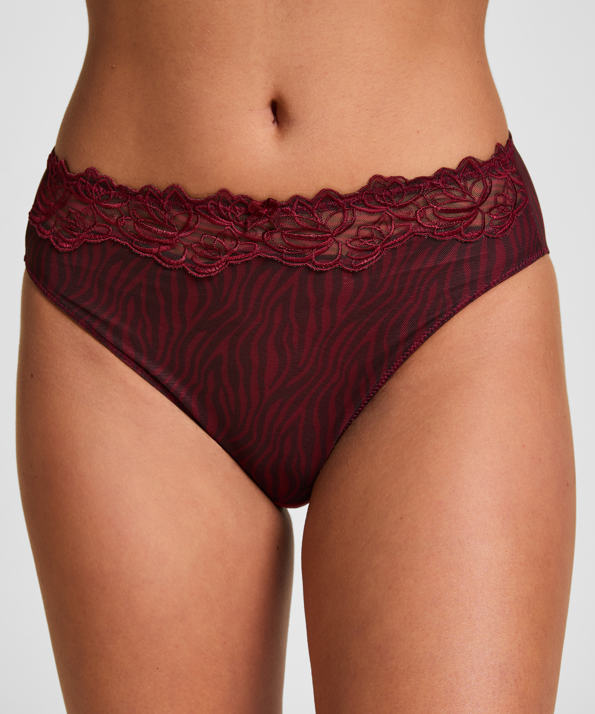 Diva High Knickers, Red, main
