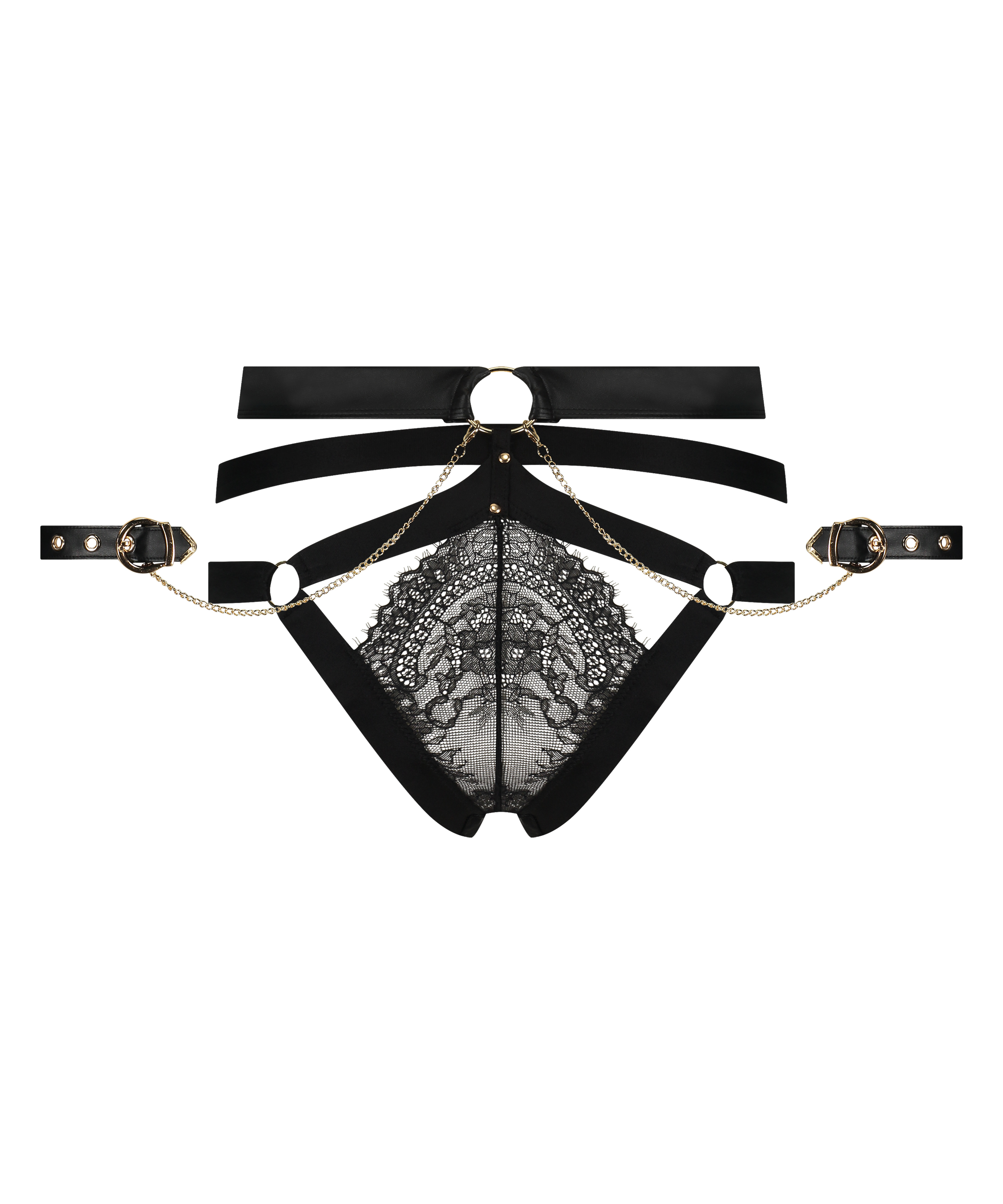 Faye high leg Brazilian, Black, main