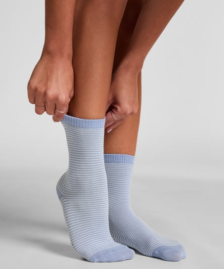 Modal Crew Socks, Blue