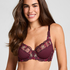Non-Padded Underwired Bra Helena, Purple
