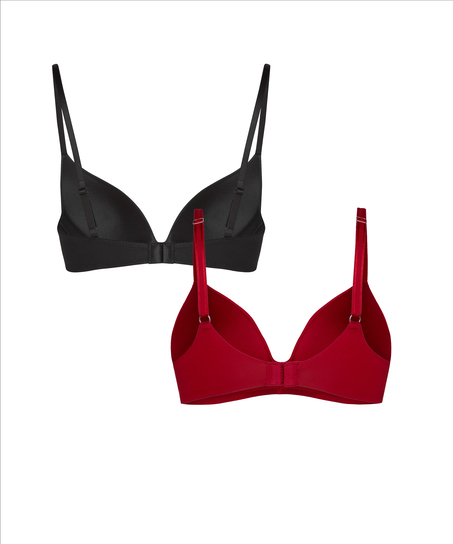2-Pack Non Wired Mona, Red