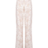 Flower Linen Pant, Pink