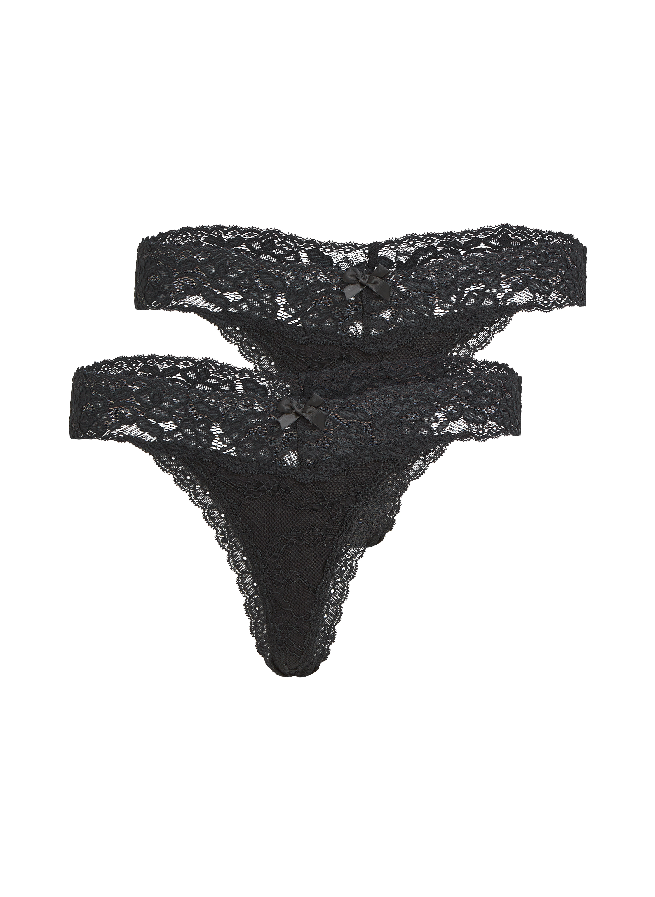 3 Pack Madison Thong, Black, main