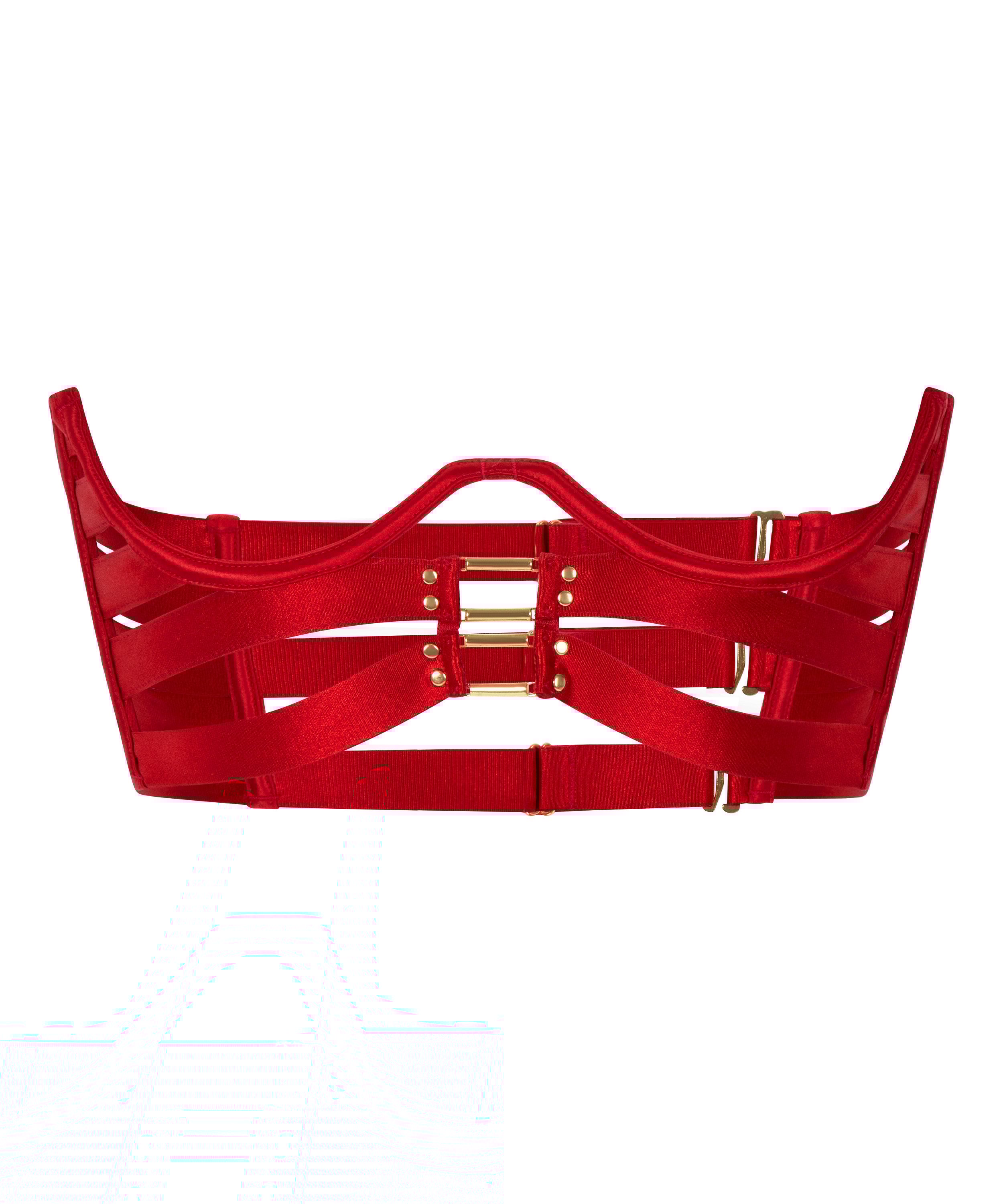 Missy Underbust Top, Red, main