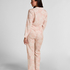 Flower Linen Pant, Pink
