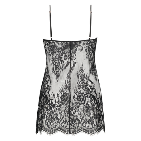 Jennifer Slip Dress, Black