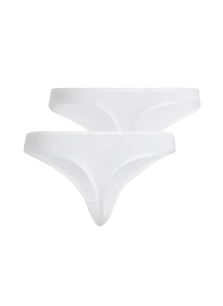 2-pack Angie Thongs, White