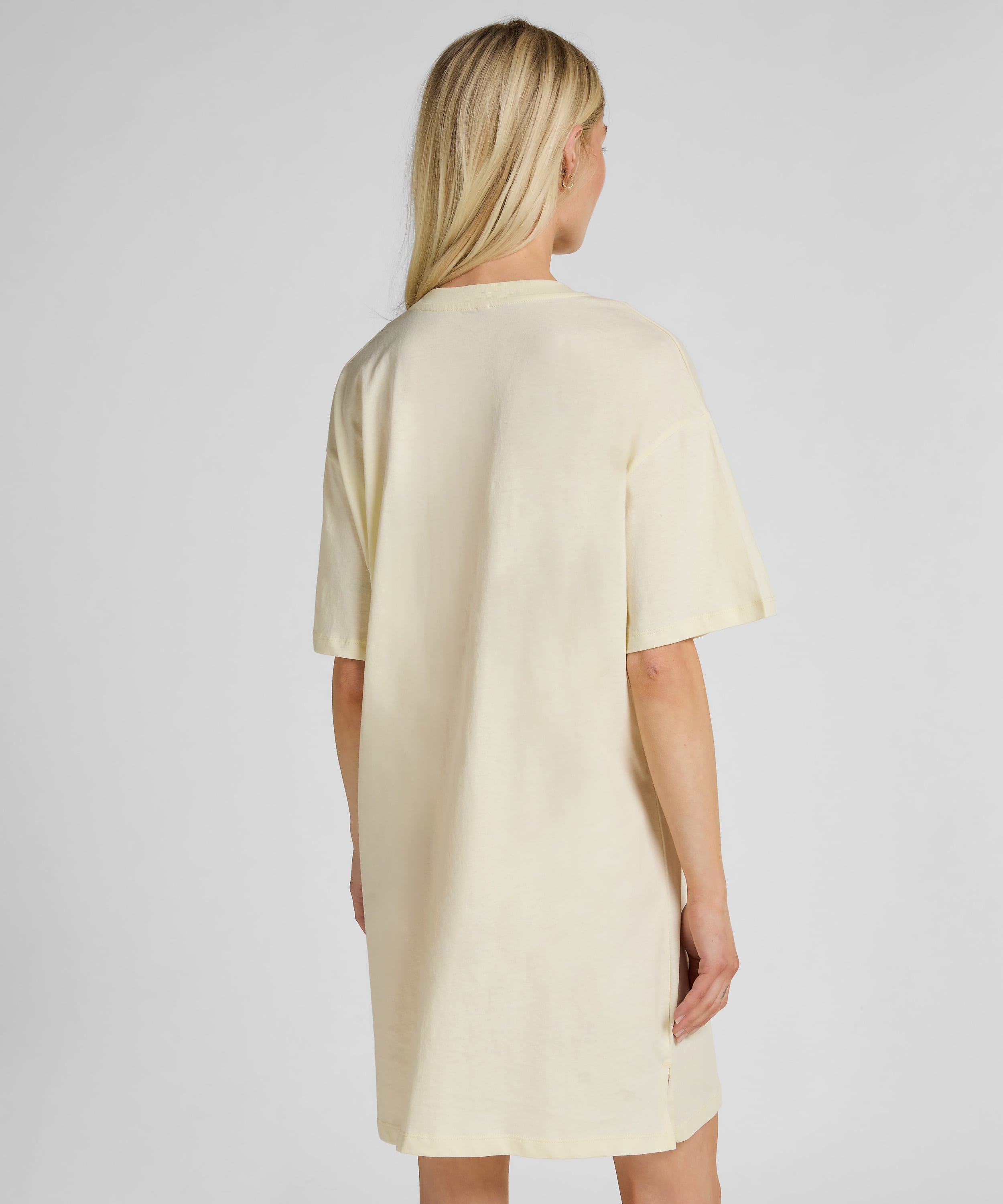 Roundneck Nightshirt, Yellow, main