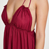 Tiered beach dress, Red