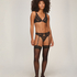 Stay Up 15 Denier Dots, Black