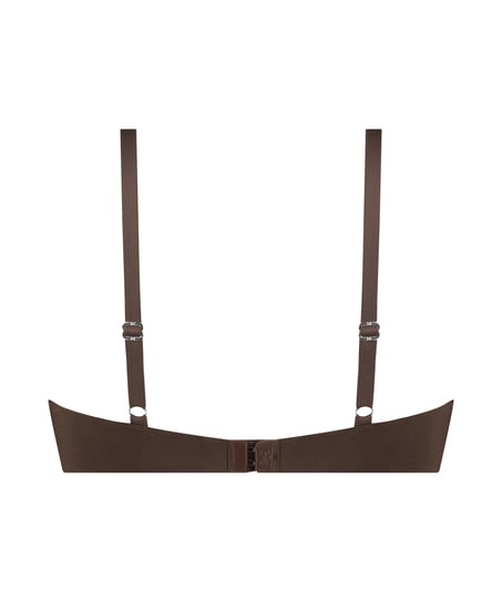 Smooth Padded Underwired Bra, Brown