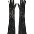 Faux Leather Gloves, Black