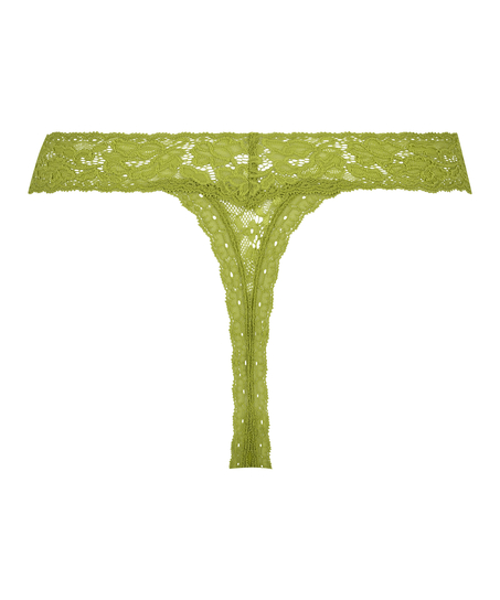 Madison Extra Low Thong, Green
