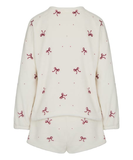 Pyjamaset Fleece, White