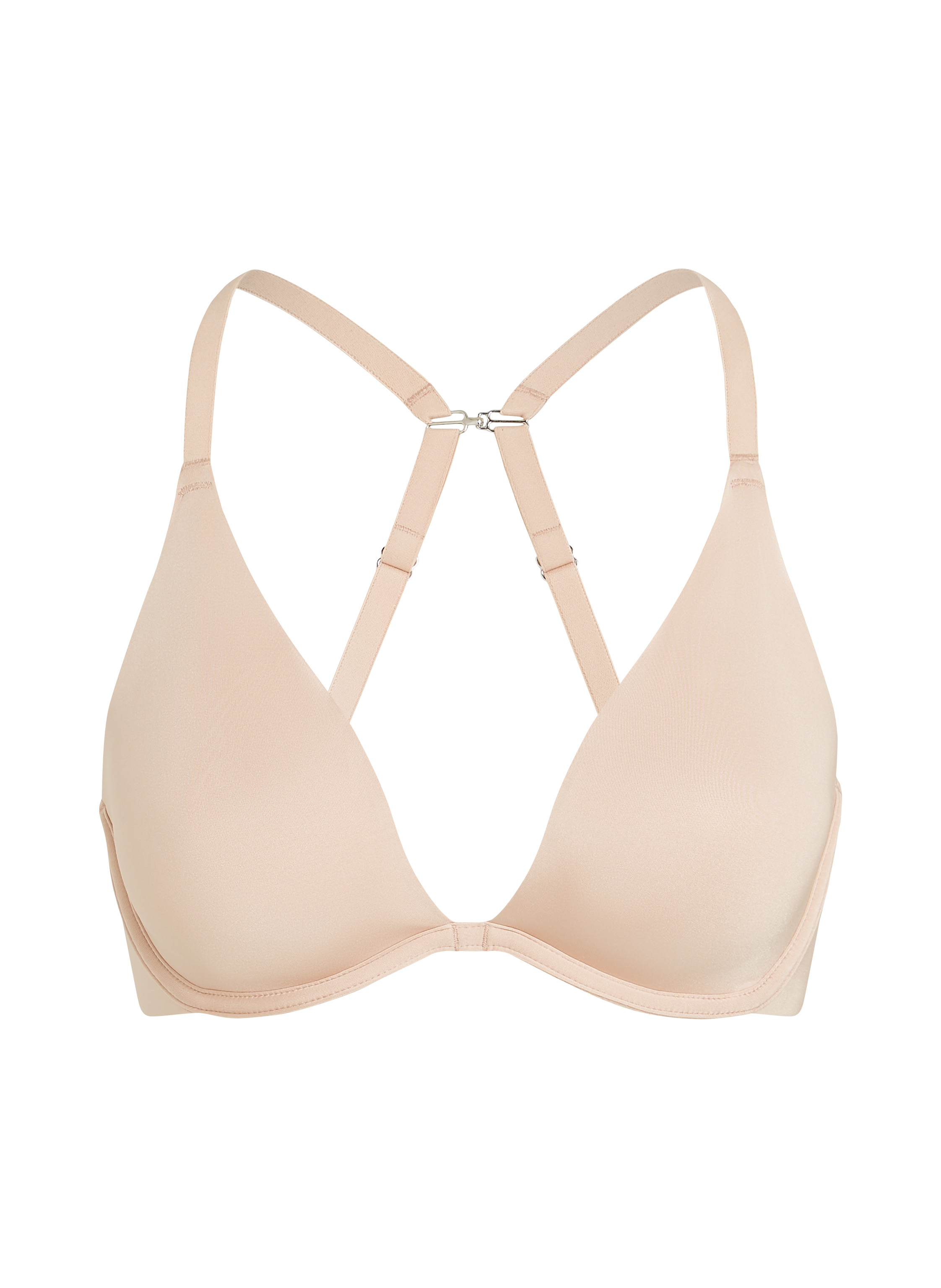 Smooth Non-Padded Underwired Bra, Beige, main