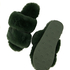 Fake Fur Slippers, Green