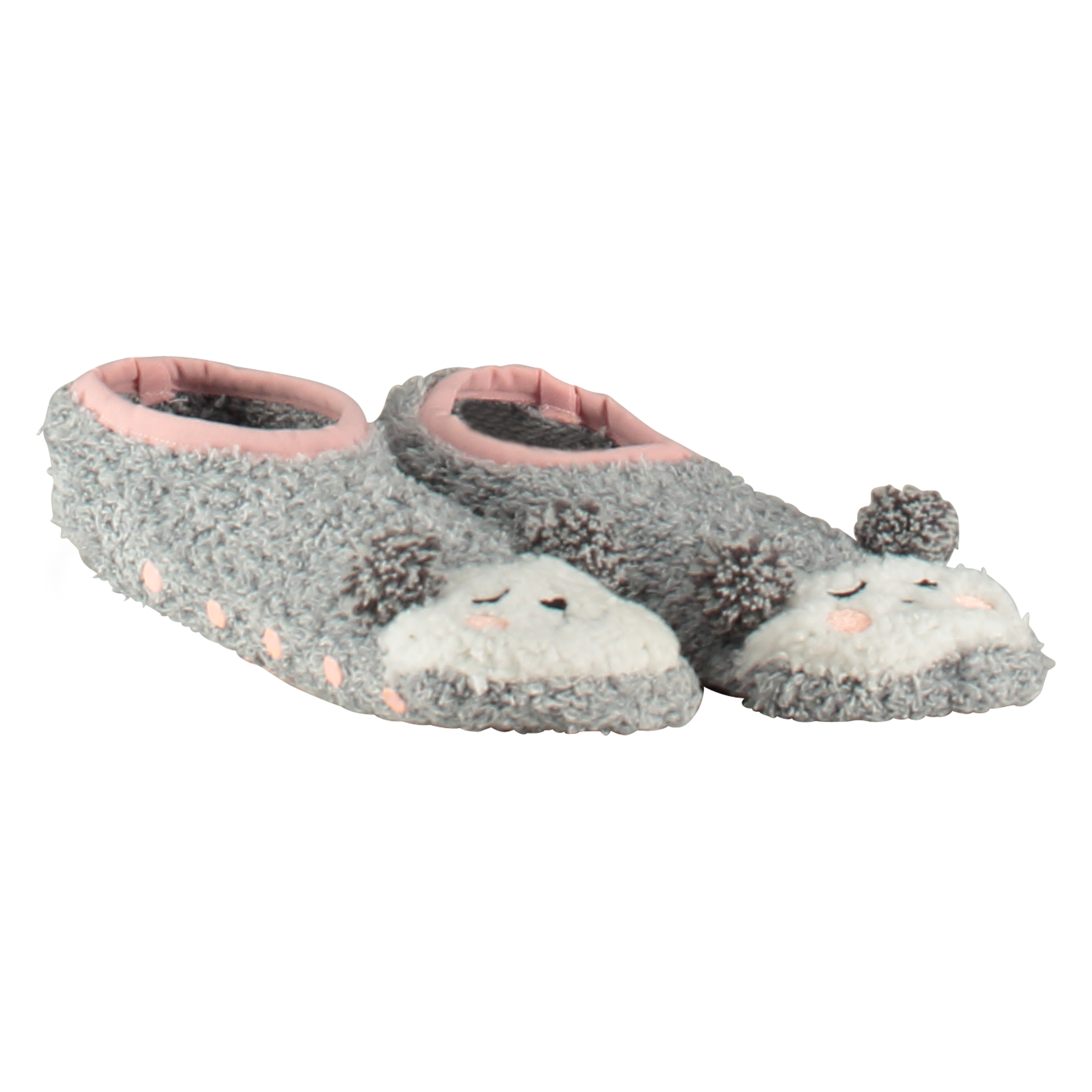 Slipper socks Animal, Gray, main