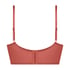 Arabella padded longline underwired bra, Red