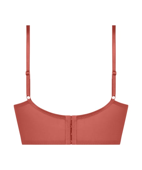 Arabella padded longline underwired bra, Red