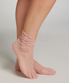 Glitter Socks, Pink