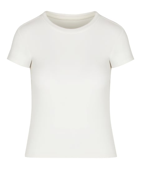 Shortsleeved Pyjama Top , White