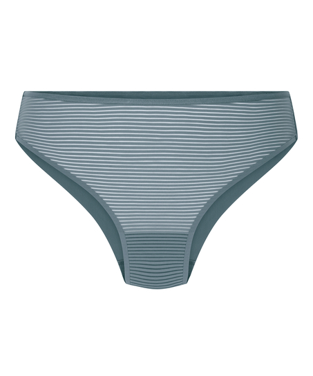Invisible Brazilian Stripe mesh, Blue
