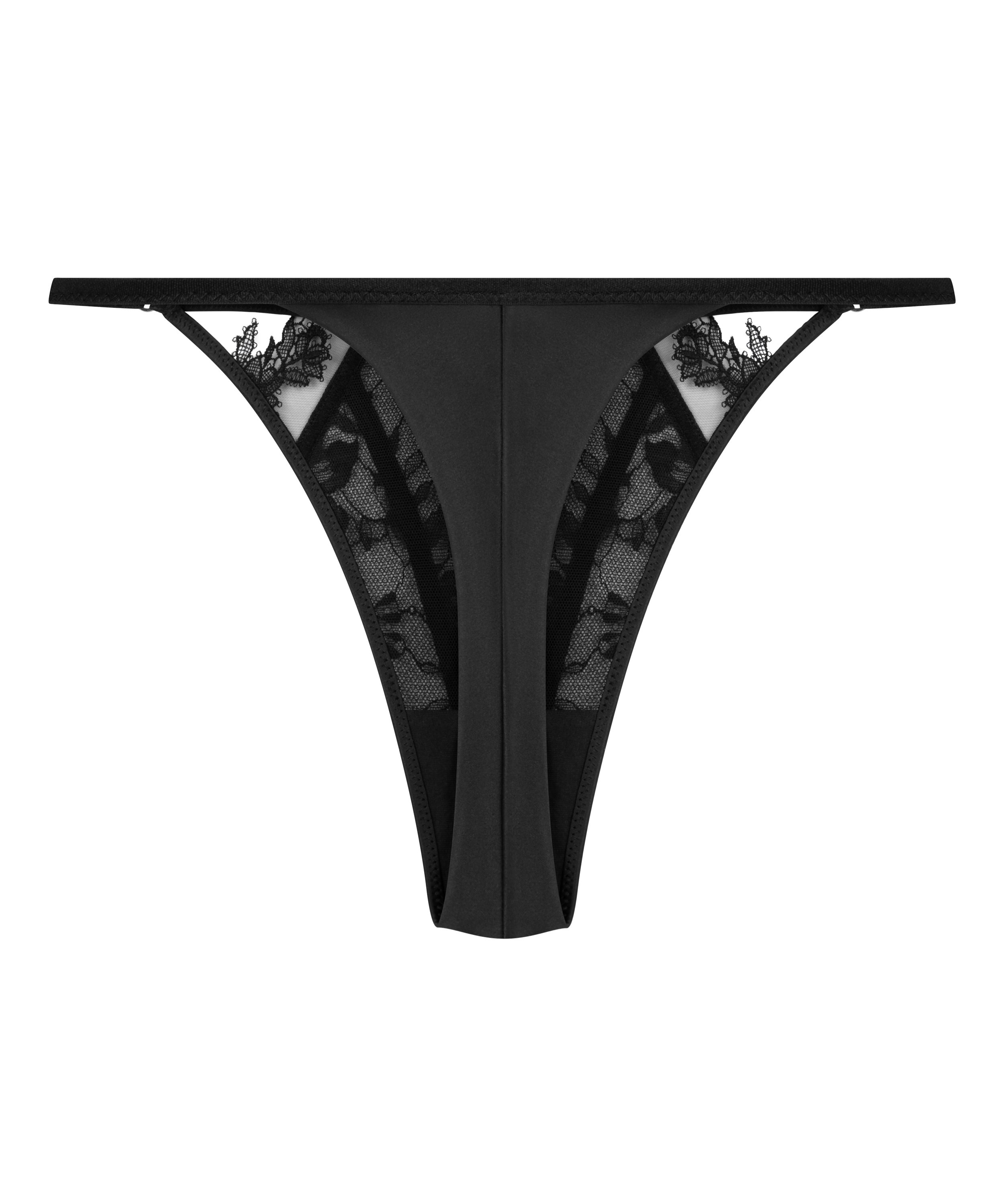 Julia Highleg Thong, Black, main