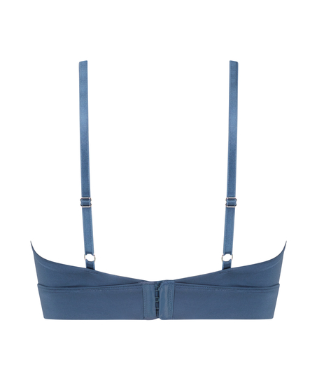 Lidia Padded Non-Wired Bra, Blue