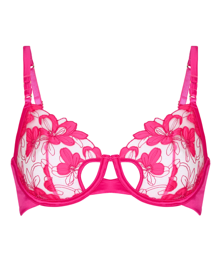 Non-Padded Underwired Bra Bearice , Pink