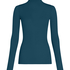 super soft Turtleneck Shirt with Cashmere, Blue
