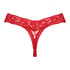 Madison Extra Low Thong, Red