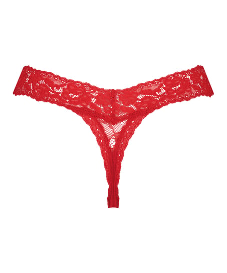 Madison Extra Low Thong, Red