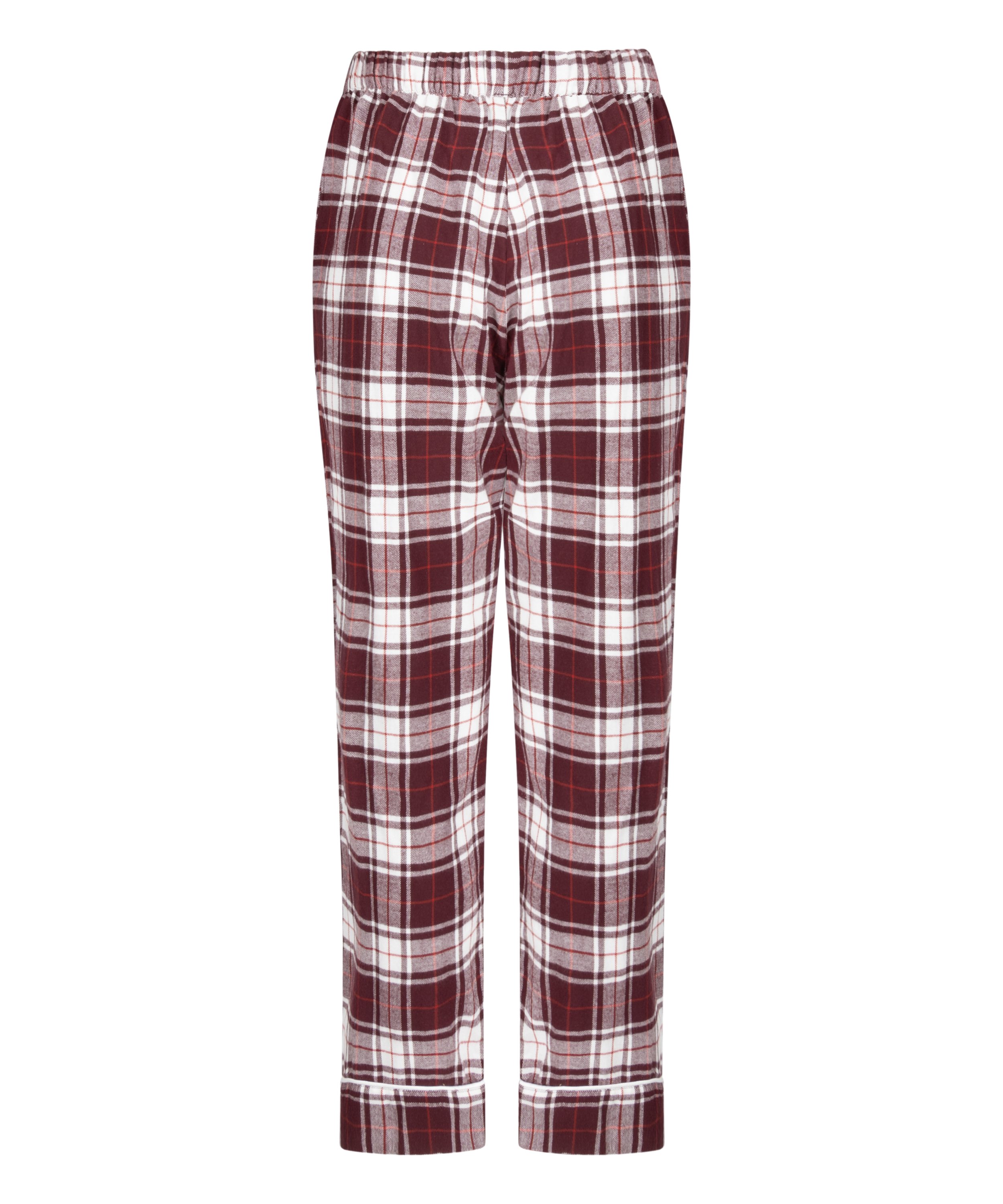 Flannel Pyjama Pants, Purple, main