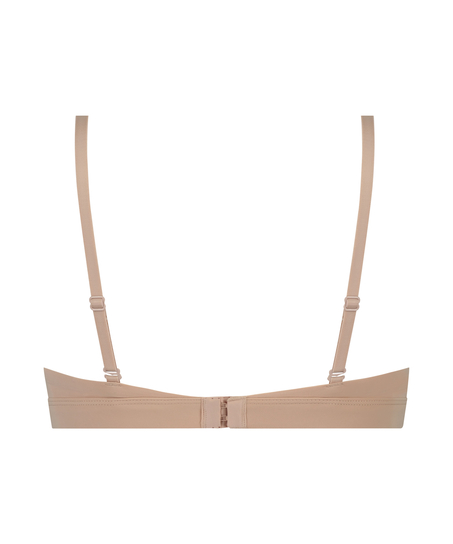 Padded Non-Wired Bra, Beige