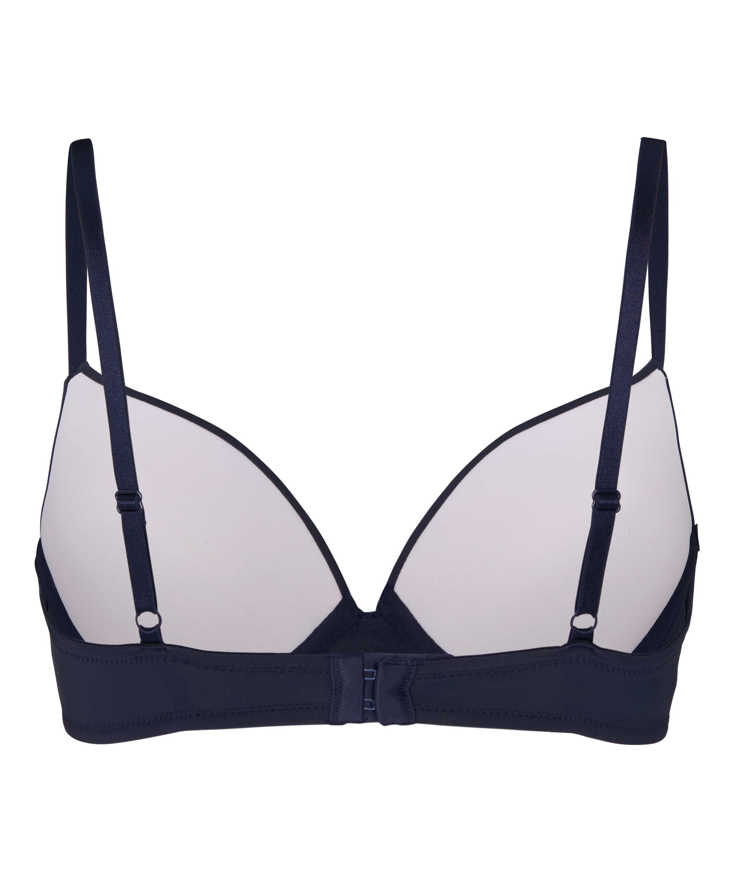 Plunge Padded Underwired Bra, Blue, main