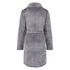Fleece Zip Bathrobe, Gray
