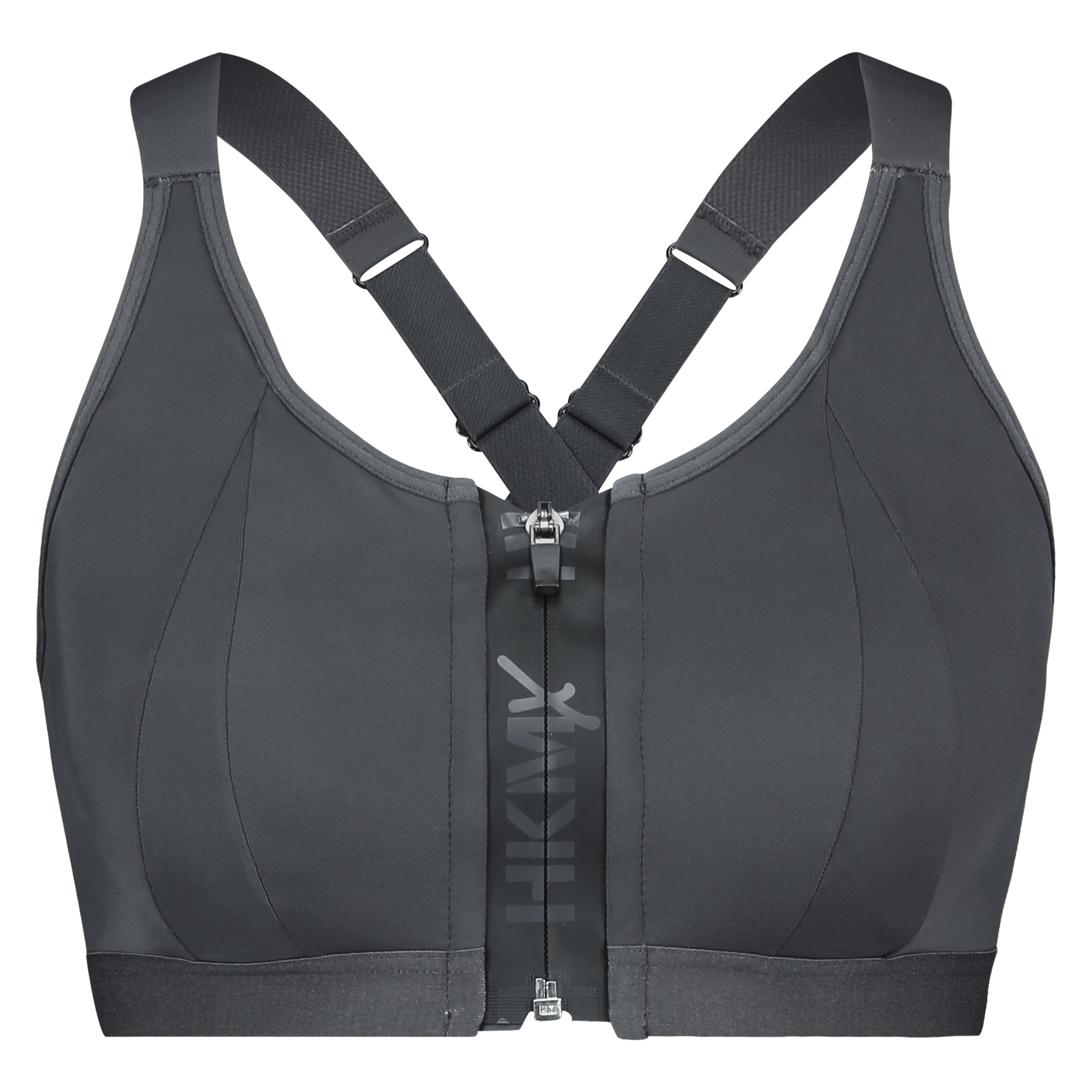 HKMX Sports bra The Pro Level 3, Gray, main