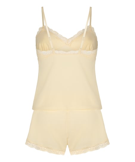Pyjama Set Jersey Lace, Yellow