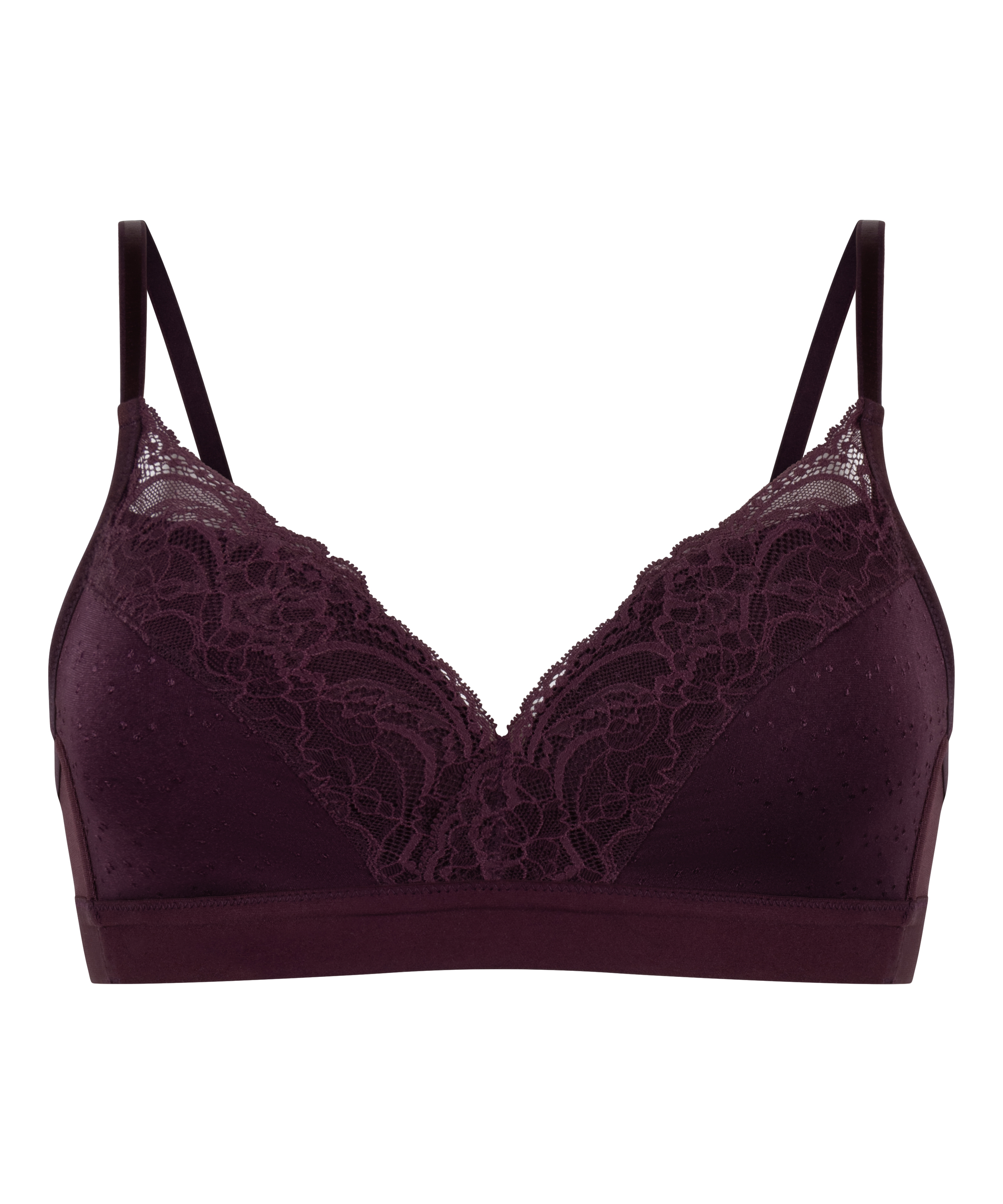 Sophie Padded Non-Underwired Bra, Purple, main