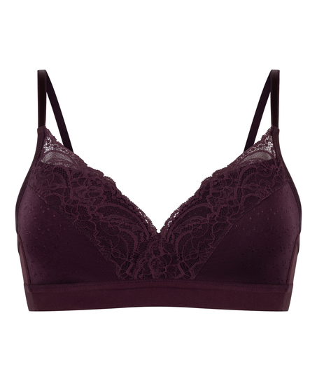 Sophie Padded Non-Underwired Bra, Purple