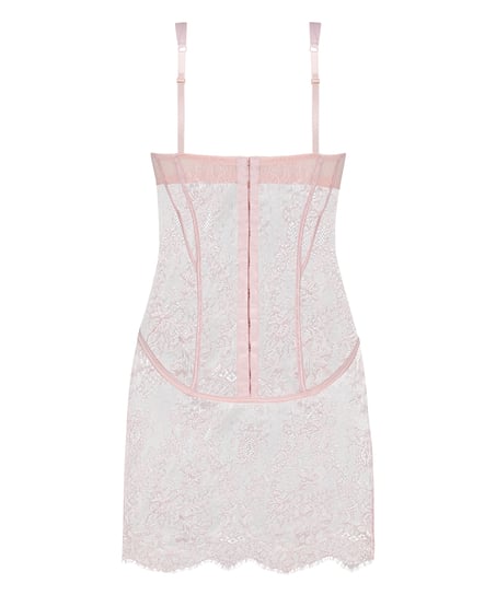 Lace Camille Slip dress, Pink