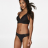 Hope Lace Padded Non-Underwired Bra, Black