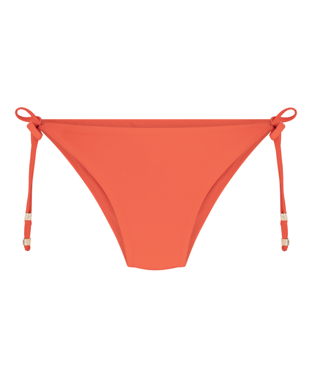 Luxe Cheeky Bikini Bottom, Red
