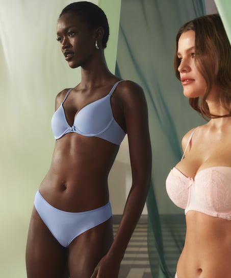 Invisible Lace Back Brazilian, Blue
