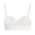 Marine Padded Underwired Strapless Bra, White