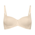 Smooth Padded Underwired Bra, Beige
