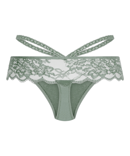 Amanda Boxer String R, Green