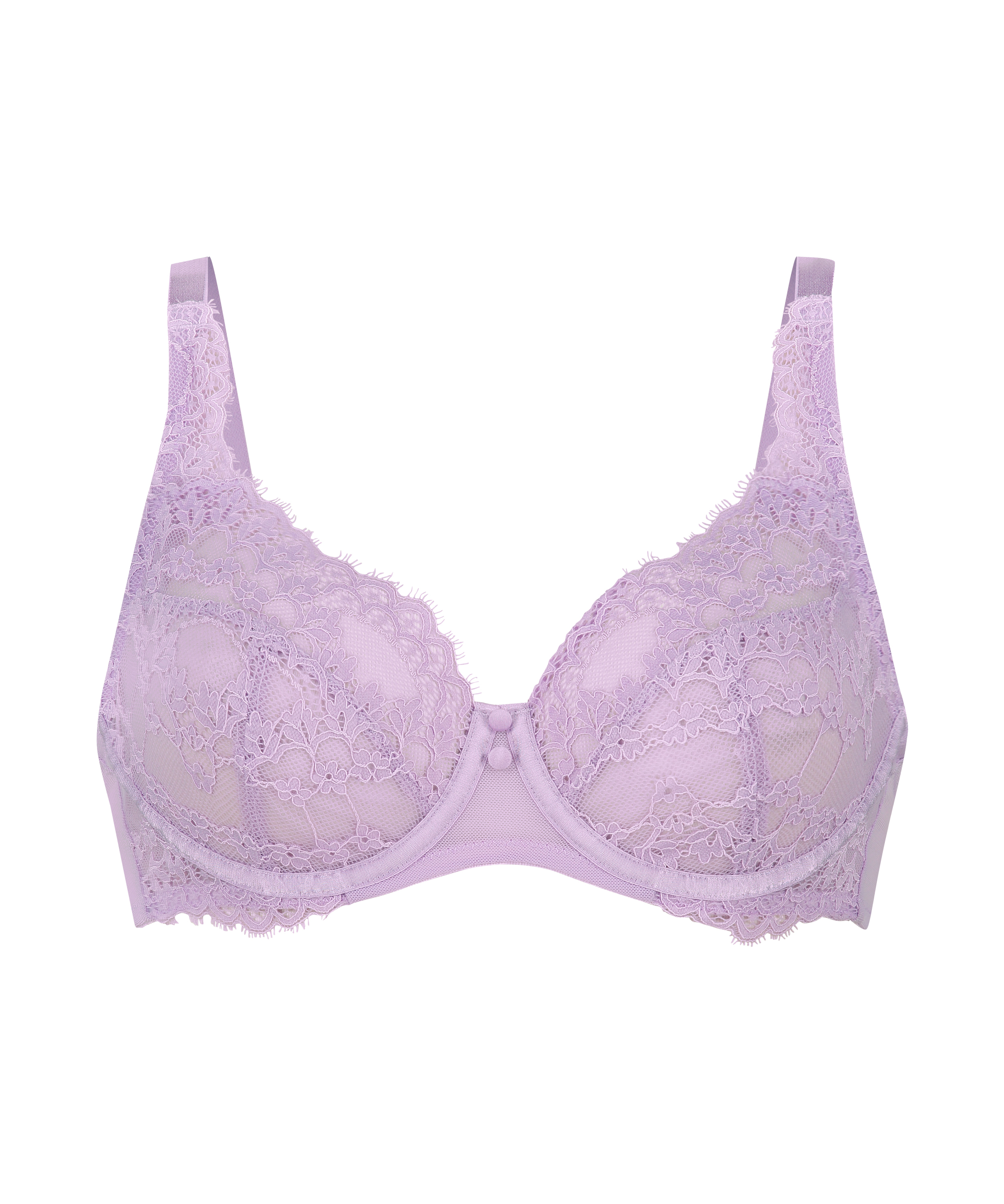 Daisy Non-Padded Underwired Bra, Purple, main