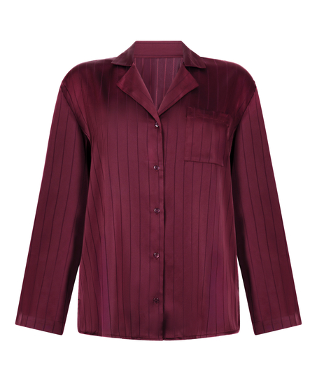 Satin Pinstripe Jacket, Purple